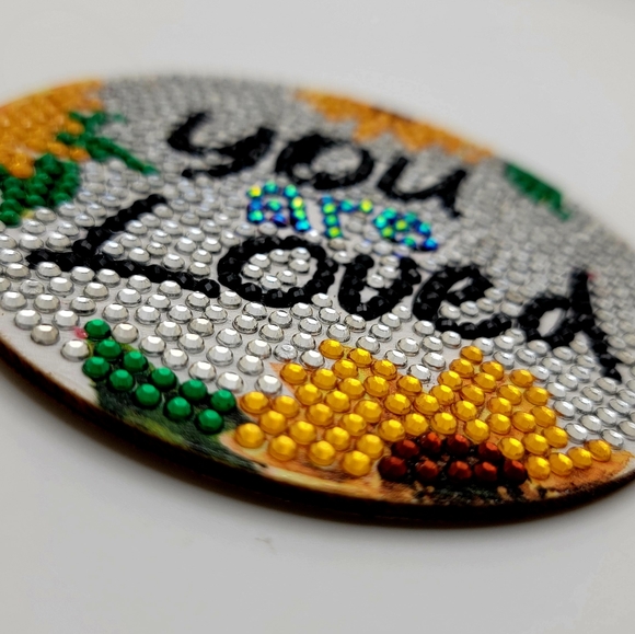 You Are Loved Sunflower 🌻 Coaster - Picture 4 of 4